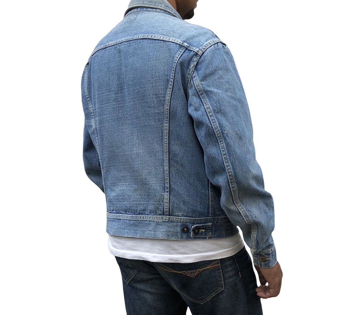 Lee Vintage 70s Lee Sanforized Denim Trucker Jacket Size US M / EU 48-50 / 2 - 5 Thumbnail
