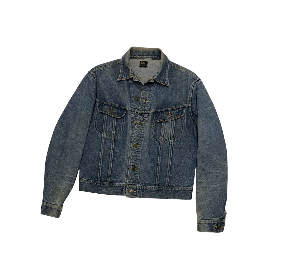Lee Vintage 70s Lee Sanforized Denim Trucker Jacket Size US M / EU 48-50 / 2 - 8 Thumbnail