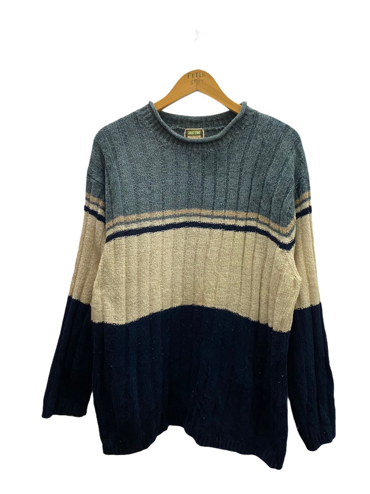 image of Designer Toc Toc Knitwear Sweater Nice Design, Men's (Size Large)