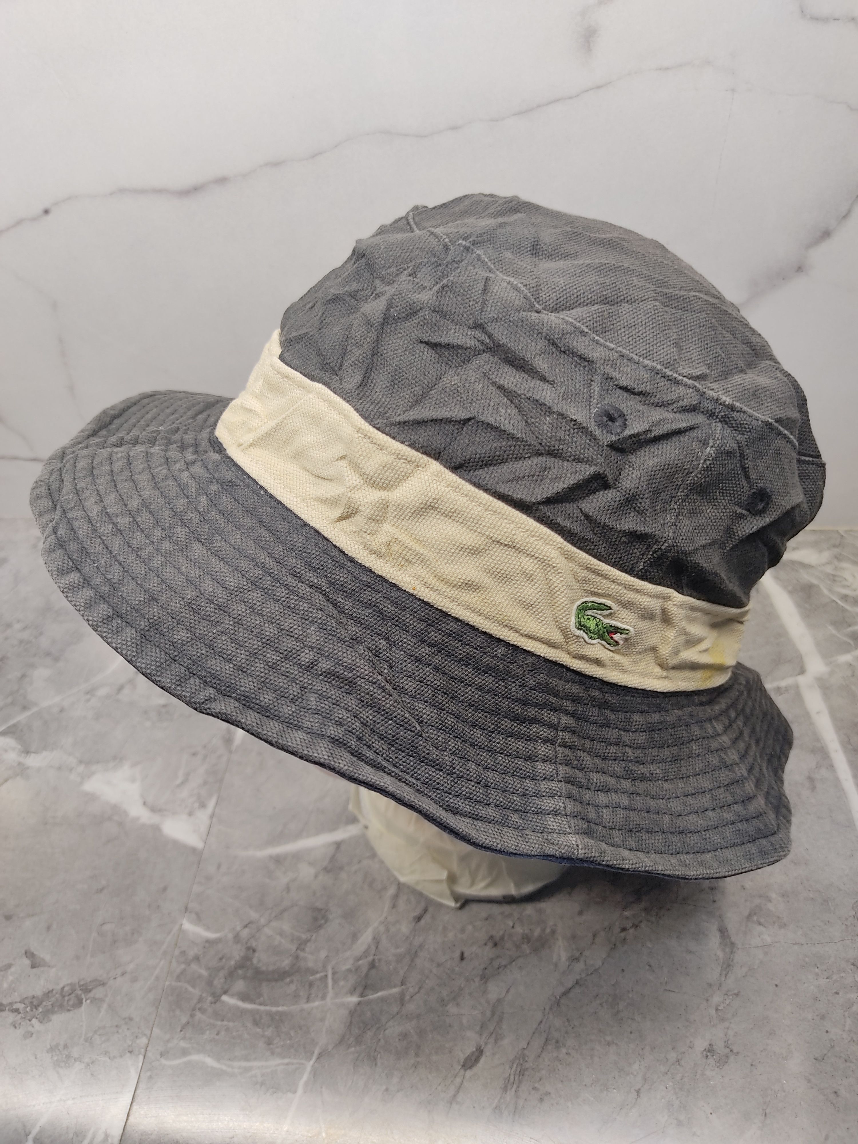 image of Lacoste Reversible Bucket Hat in Mix, Men's