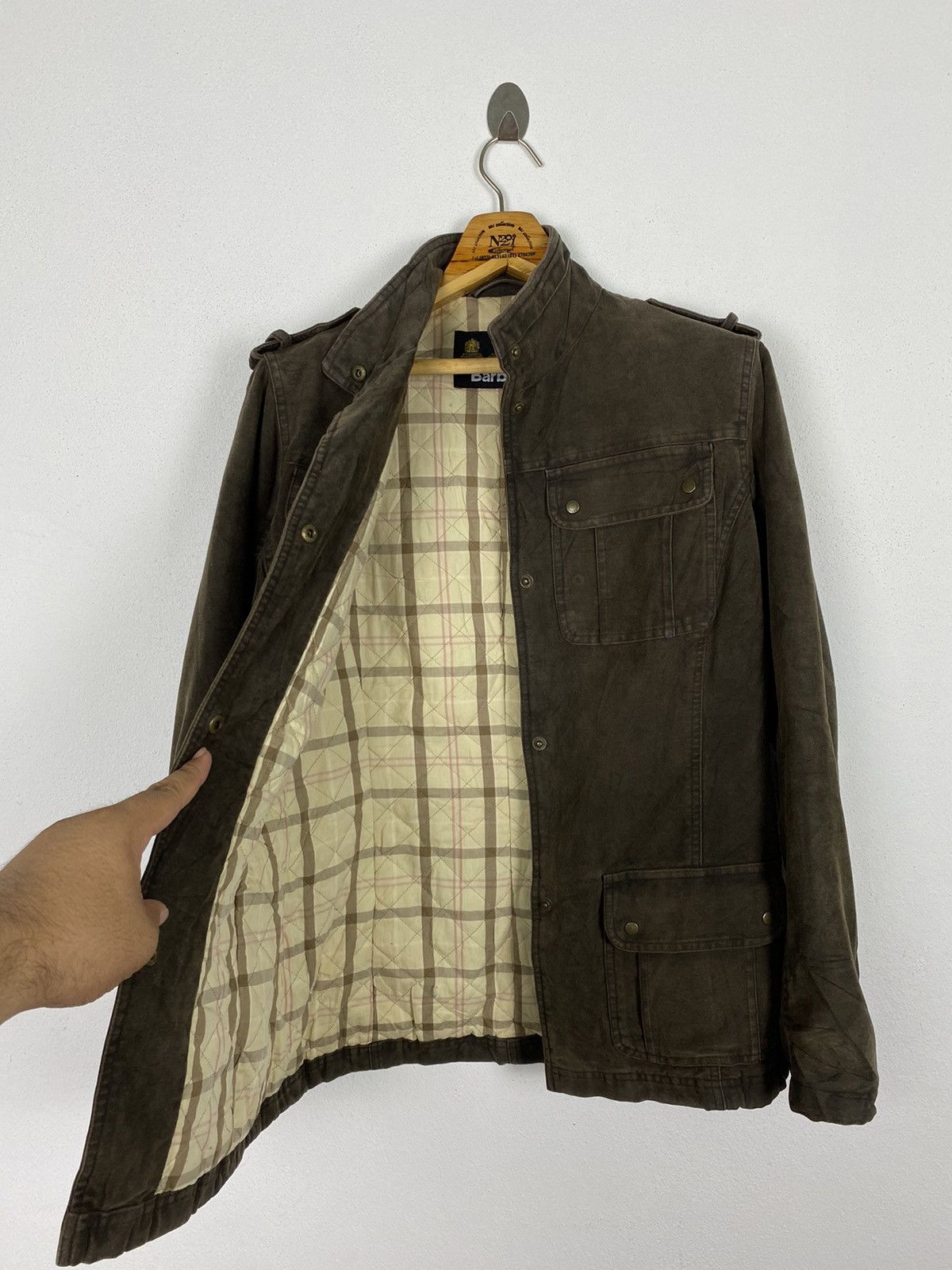Barbour 🔥VINTAGE BARBOUR JACKET TRAVIS KANYE STYLE Size US L / EU 52-54 / 3 - 7 Thumbnail