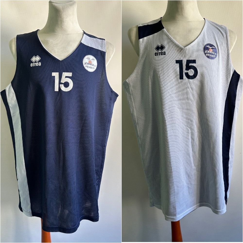 Vintage ERREA Latvia Jurmala Fenikss Basketball reversible jersey Size US XXL / EU 58 / 5 - 1 Thumbnail