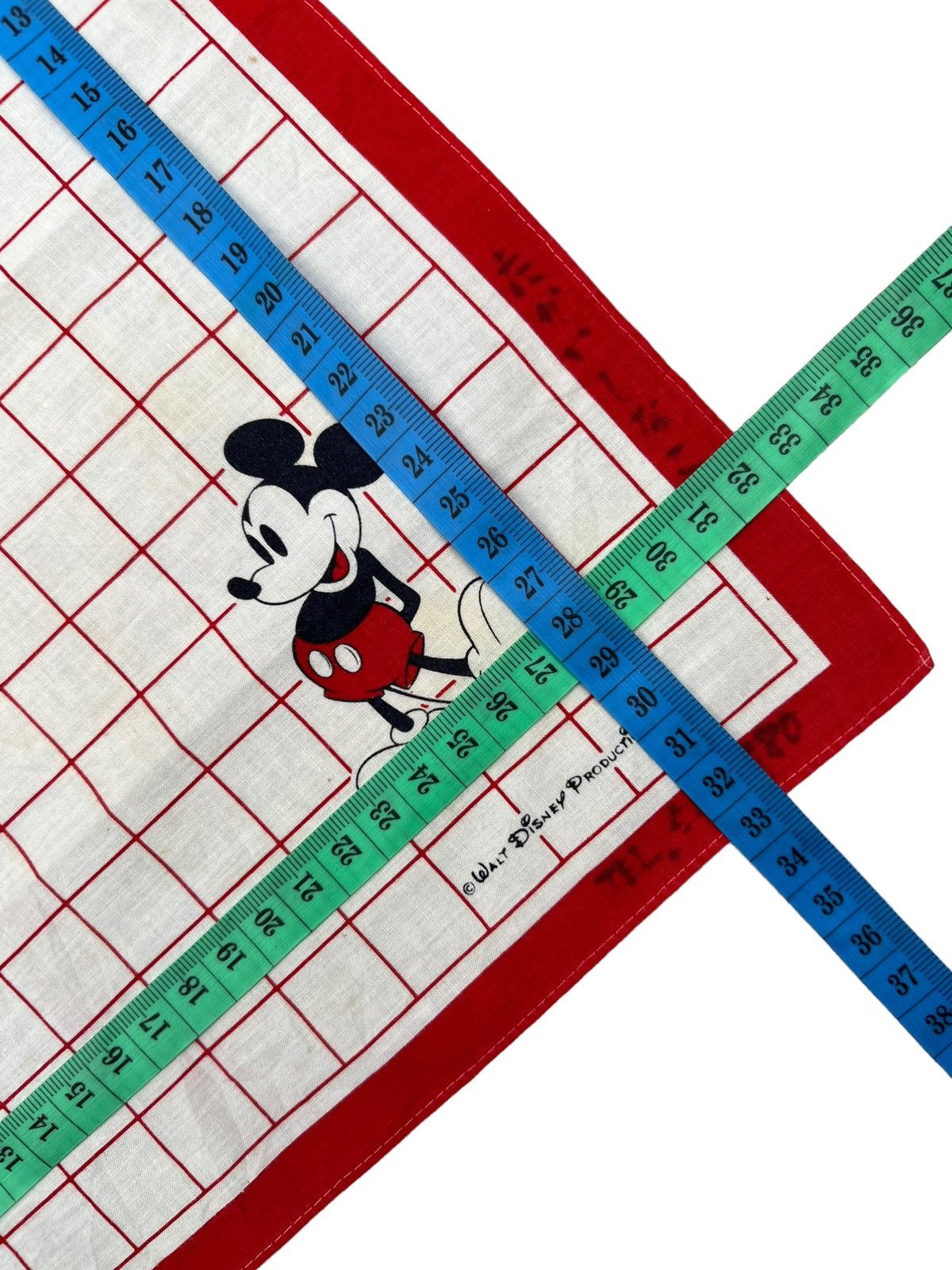 Disney Mickey Mouse Handkerchief Neckerchief Bandana Pocketsquare Size ONE SIZE - 4 Thumbnail