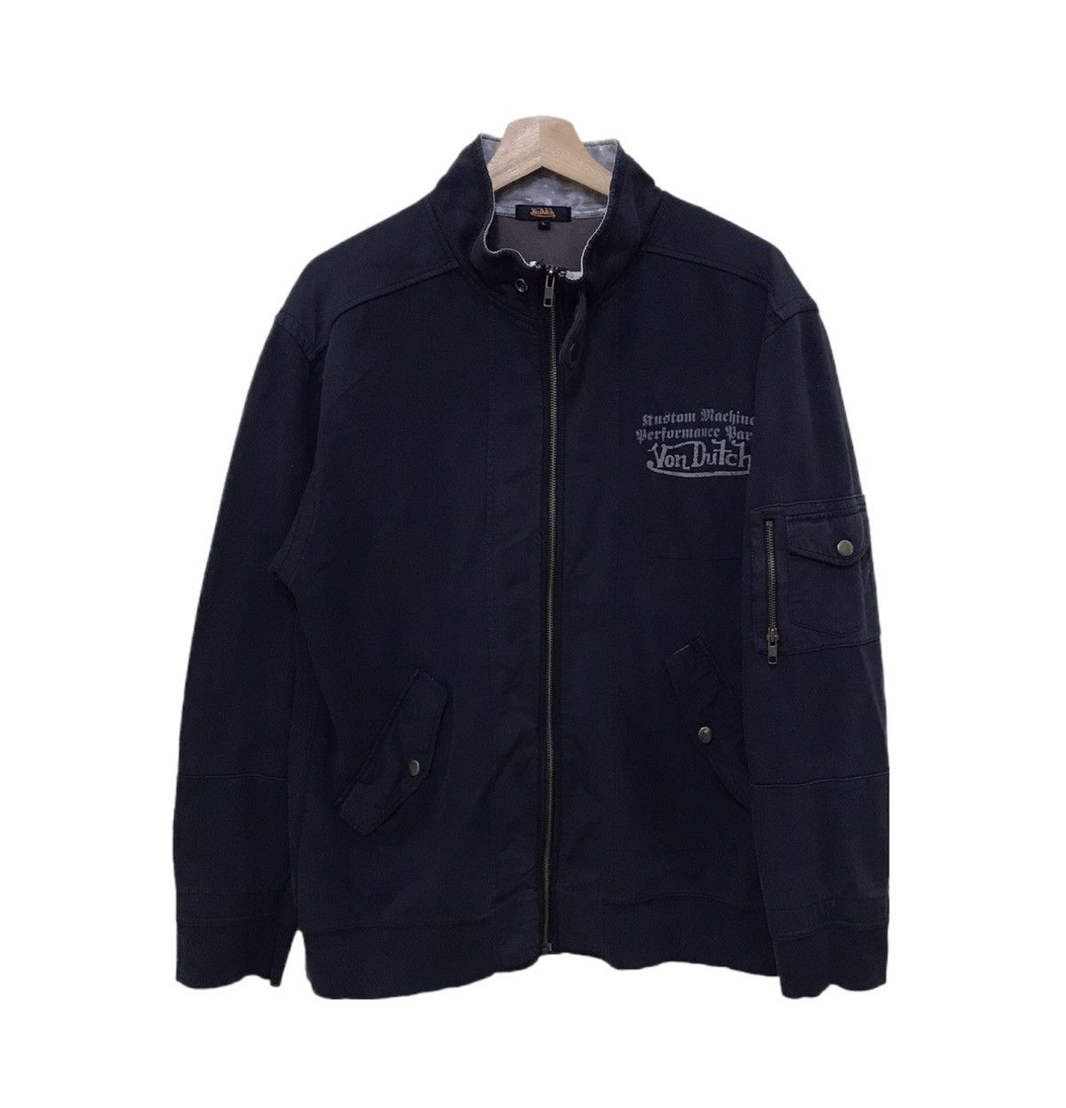 Vintage × Von Dutch Vintage Von Dutch Zipper Style Sweater Jacket Size US M / EU 48-50 / 2 - 4 Thumbnail