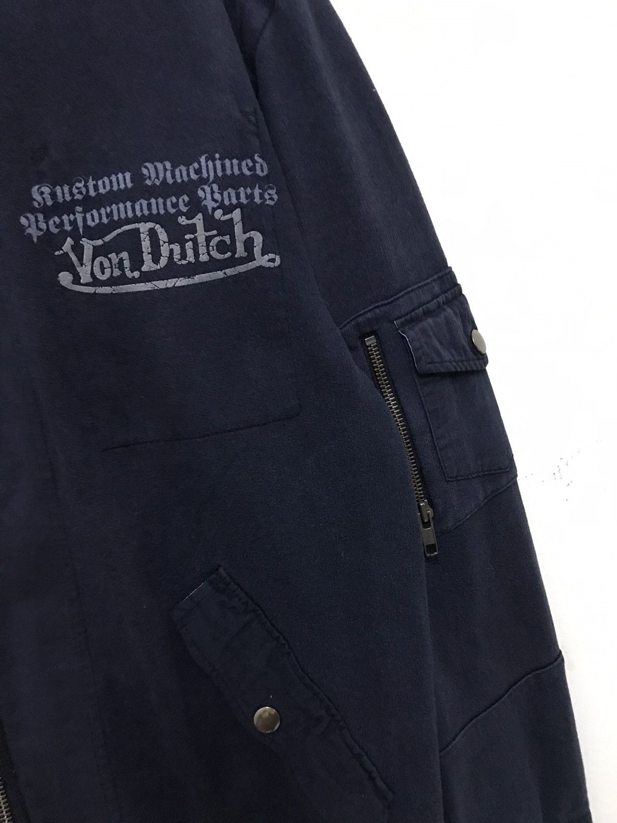 Vintage × Von Dutch Vintage Von Dutch Zipper Style Sweater Jacket Size US M / EU 48-50 / 2 - 10 Thumbnail