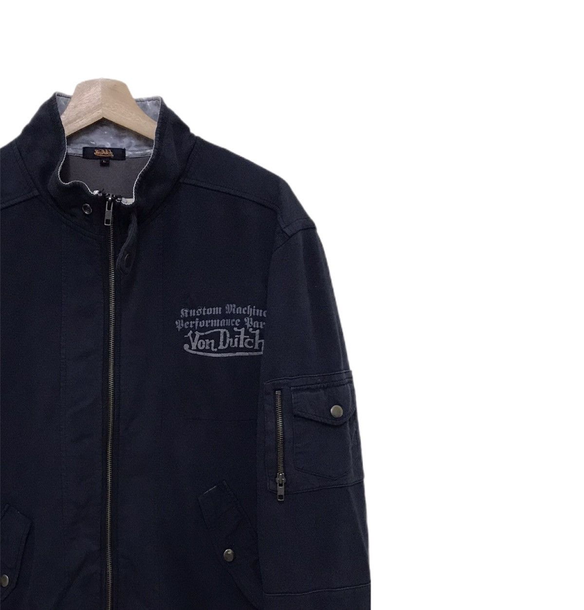 Vintage × Von Dutch Vintage Von Dutch Zipper Style Sweater Jacket Size US M / EU 48-50 / 2 - 6 Thumbnail