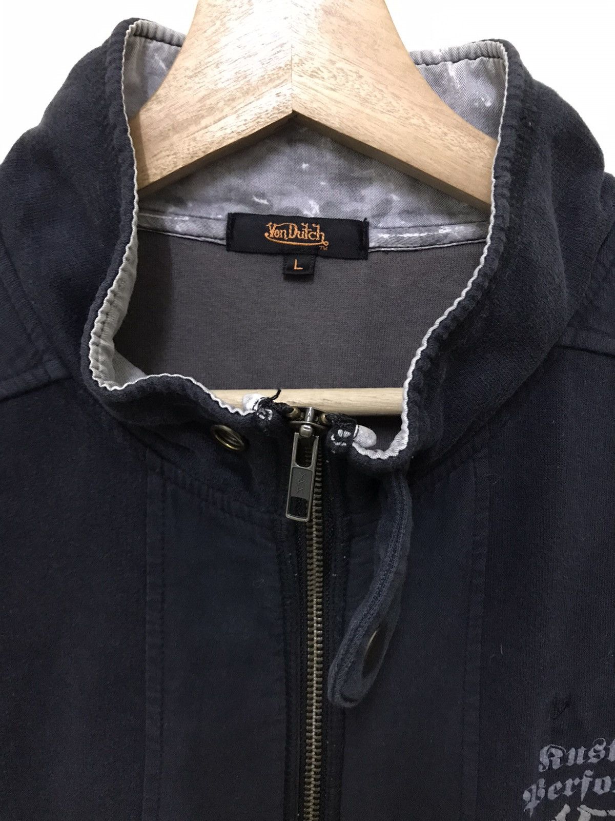 Vintage × Von Dutch Vintage Von Dutch Zipper Style Sweater Jacket Size US M / EU 48-50 / 2 - 14 Thumbnail