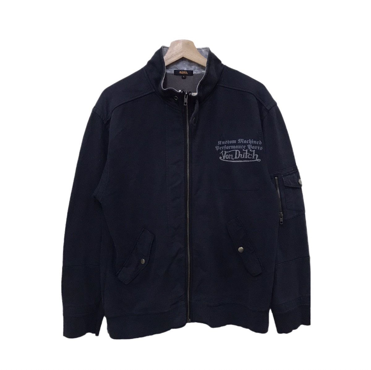 Vintage × Von Dutch Vintage Von Dutch Zipper Style Sweater Jacket Size US M / EU 48-50 / 2 - 3 Thumbnail