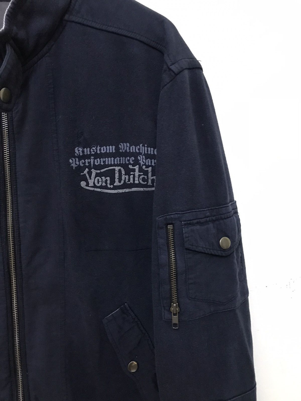 Vintage × Von Dutch Vintage Von Dutch Zipper Style Sweater Jacket Size US M / EU 48-50 / 2 - 9 Thumbnail