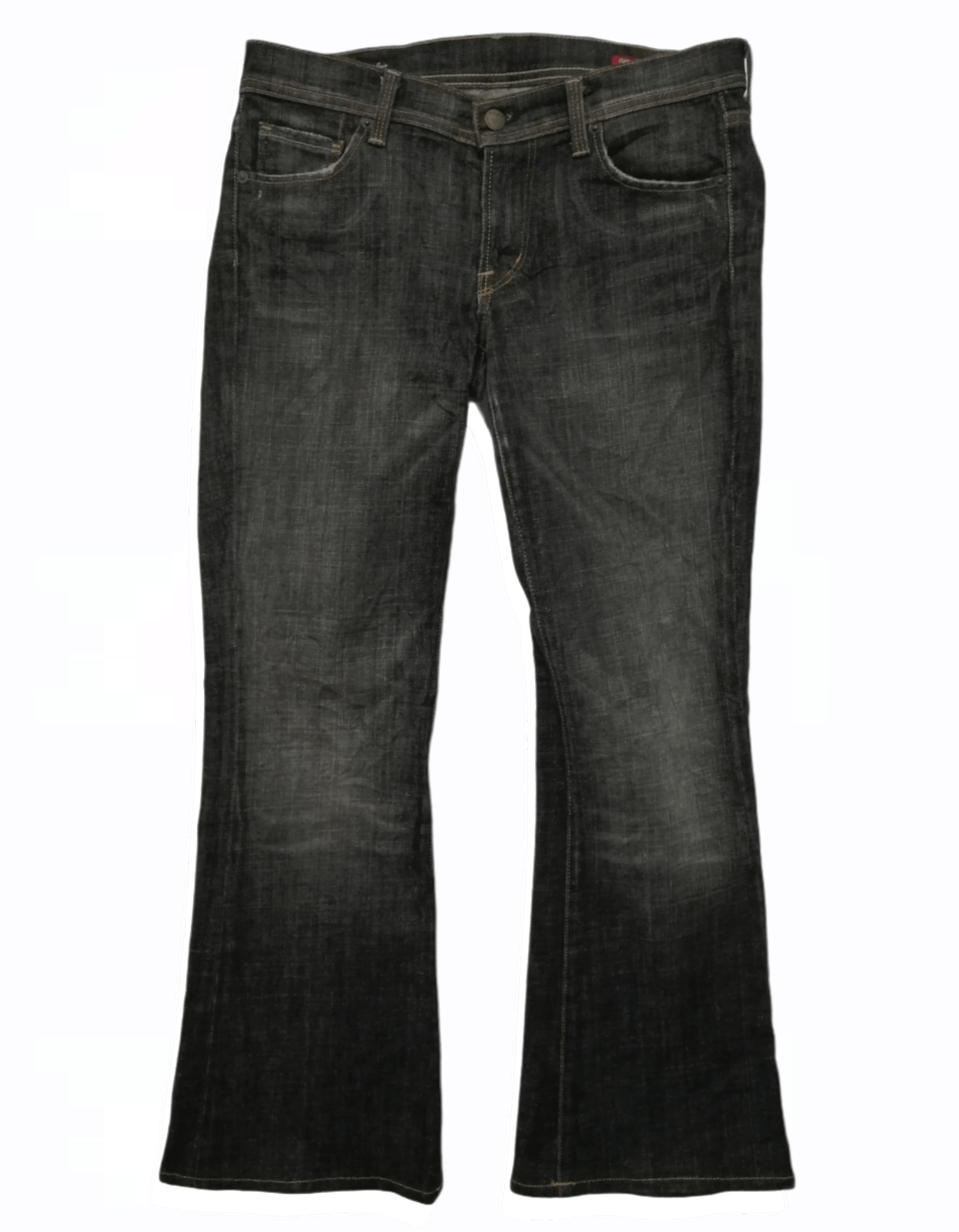 image of Citizens Of Humanity Low Waist Flair Stretch Jeans in Black, Men's (Size 27)