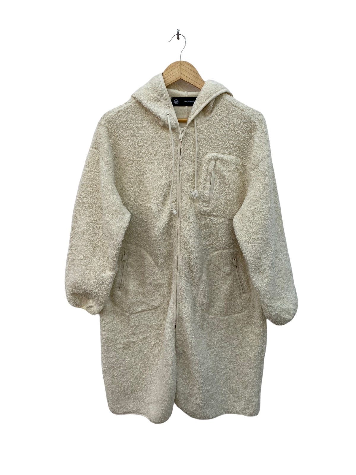 Undercover fleece hoodie jacket
