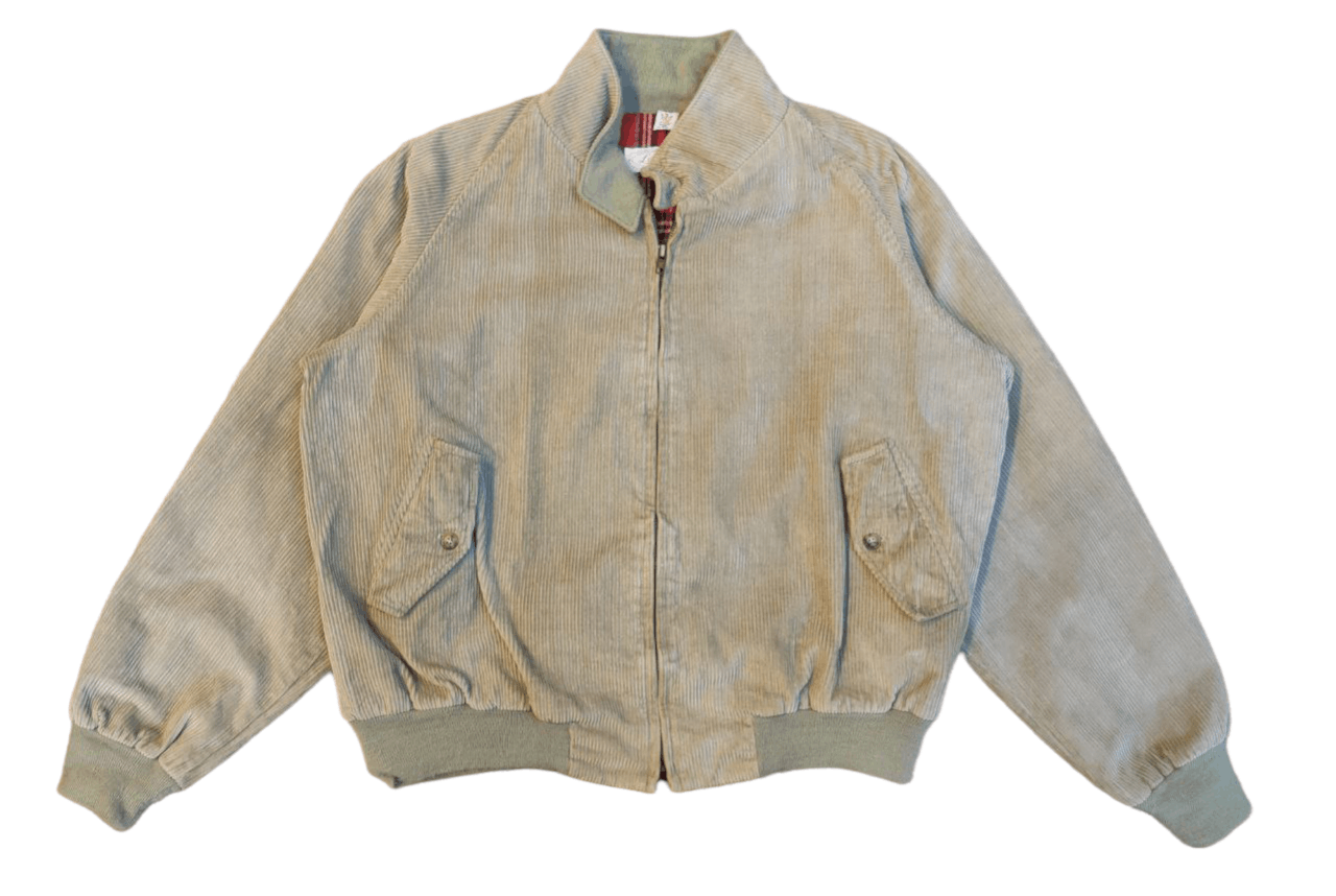 Vintage Vintage Corduroy Bomber Jacket Size US M / EU 48-50 / 2 - 1 Thumbnail