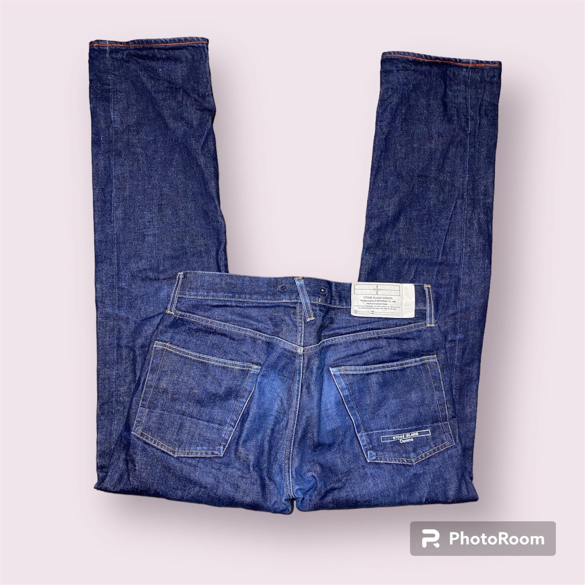 Stone Island Stone Island Denims Jeans Vintage Back Pocket Logo Size US 31 - 1 Preview