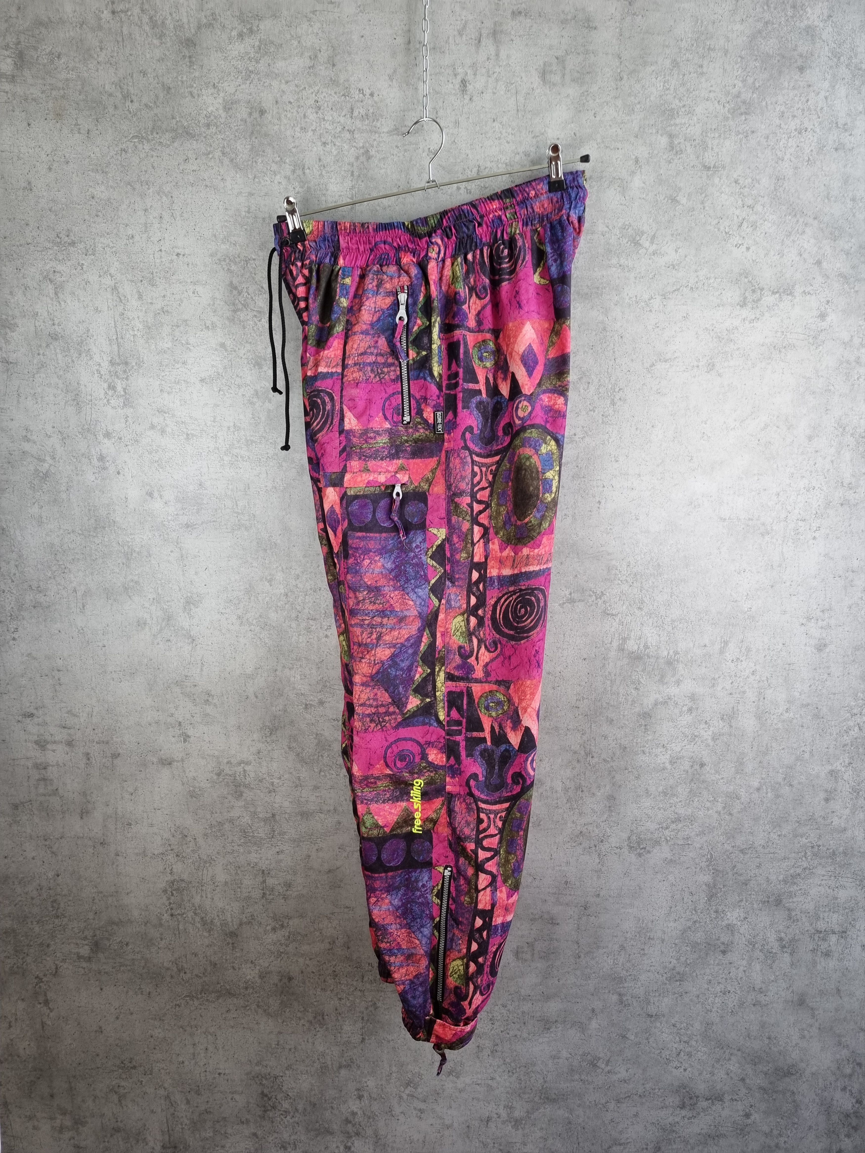 Goretex Vintage 90s GORETEX Ski Pants Abstract Rare Design Size US 32 / EU 48 - 3 Thumbnail