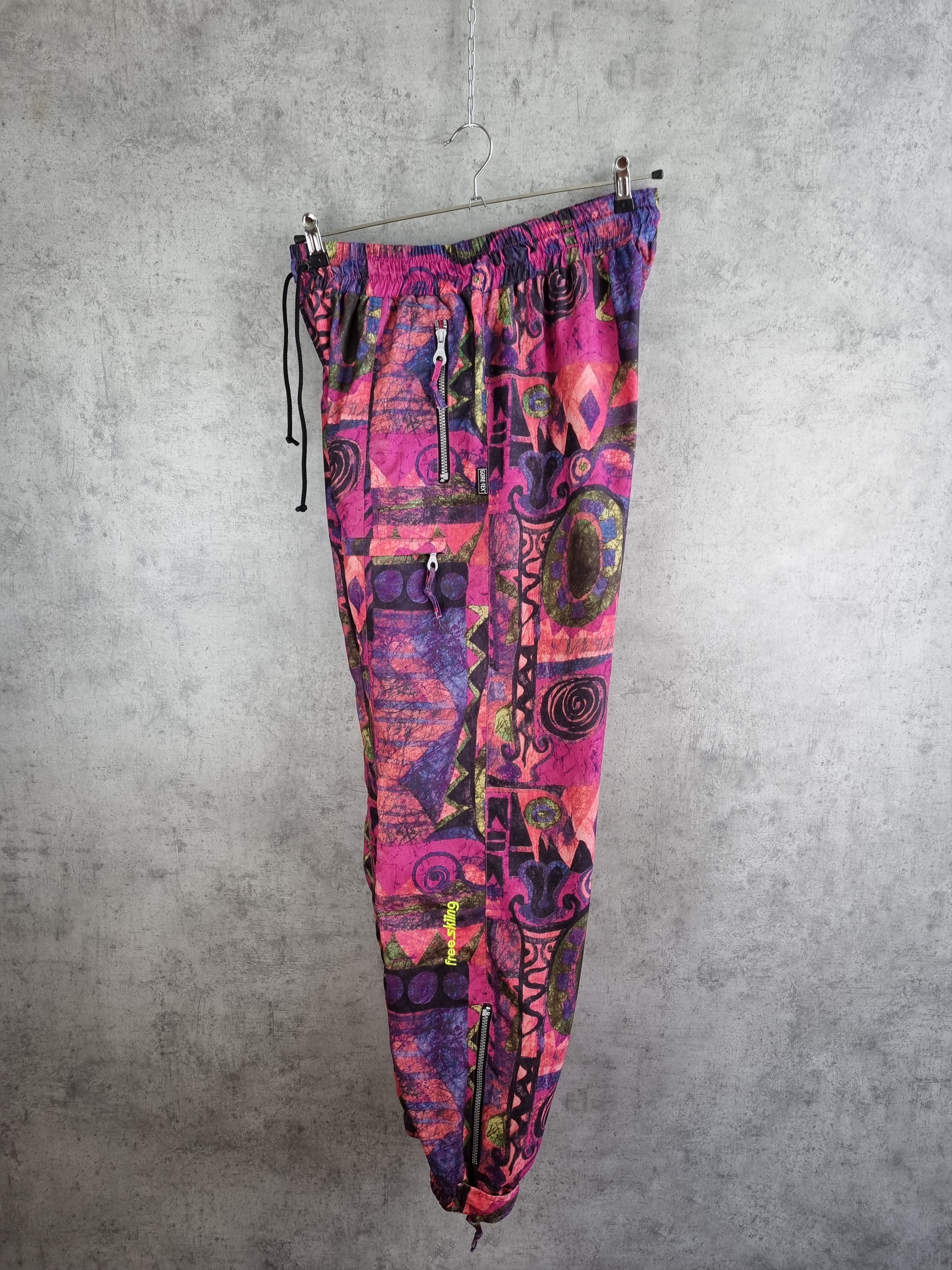 Goretex Vintage 90s GORETEX Ski Pants Abstract Rare Design Size US 32 / EU 48 - 4 Thumbnail