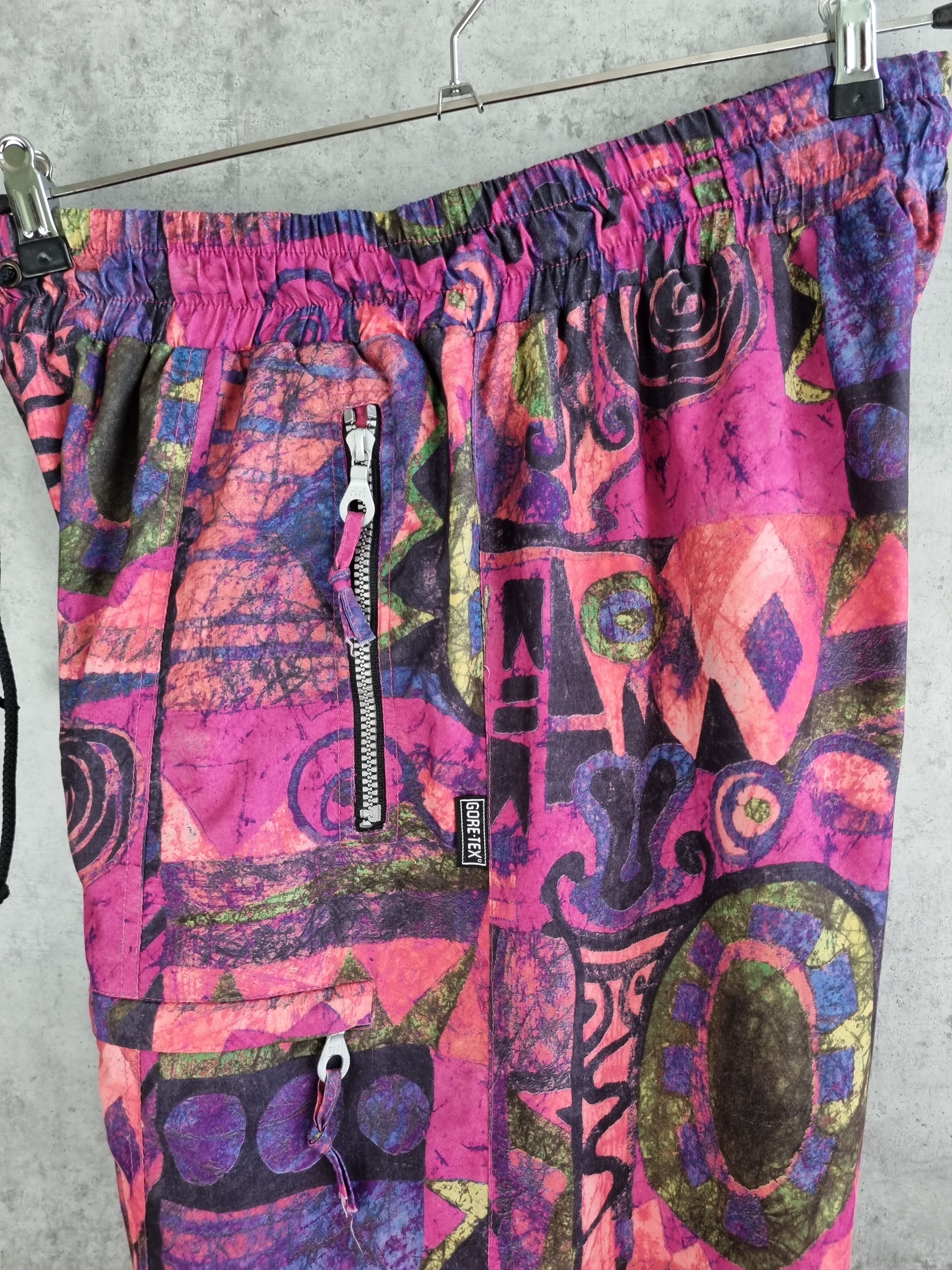Goretex Vintage 90s GORETEX Ski Pants Abstract Rare Design Size US 32 / EU 48 - 8 Thumbnail