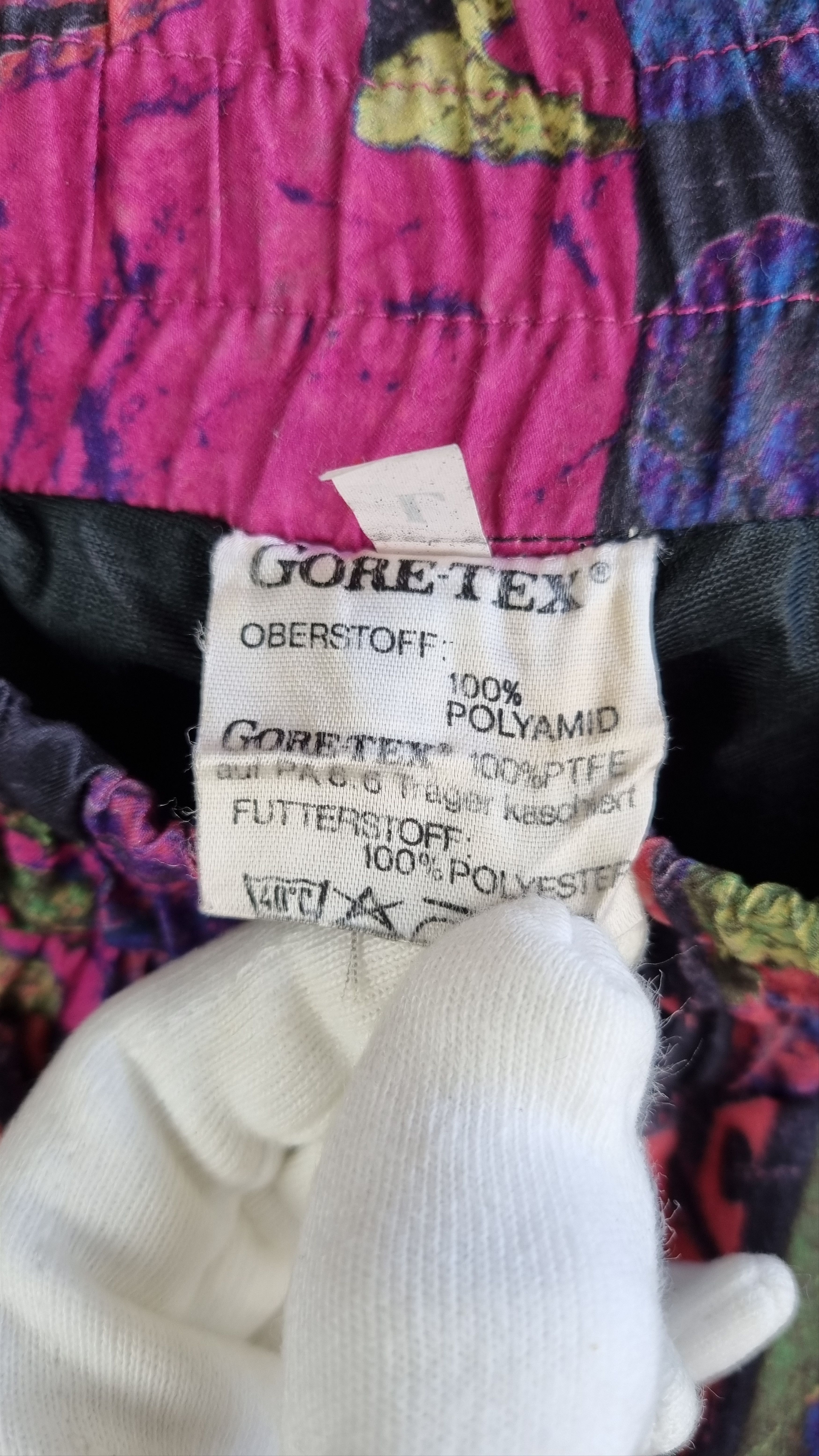 Goretex Vintage 90s GORETEX Ski Pants Abstract Rare Design Size US 32 / EU 48 - 11 Thumbnail