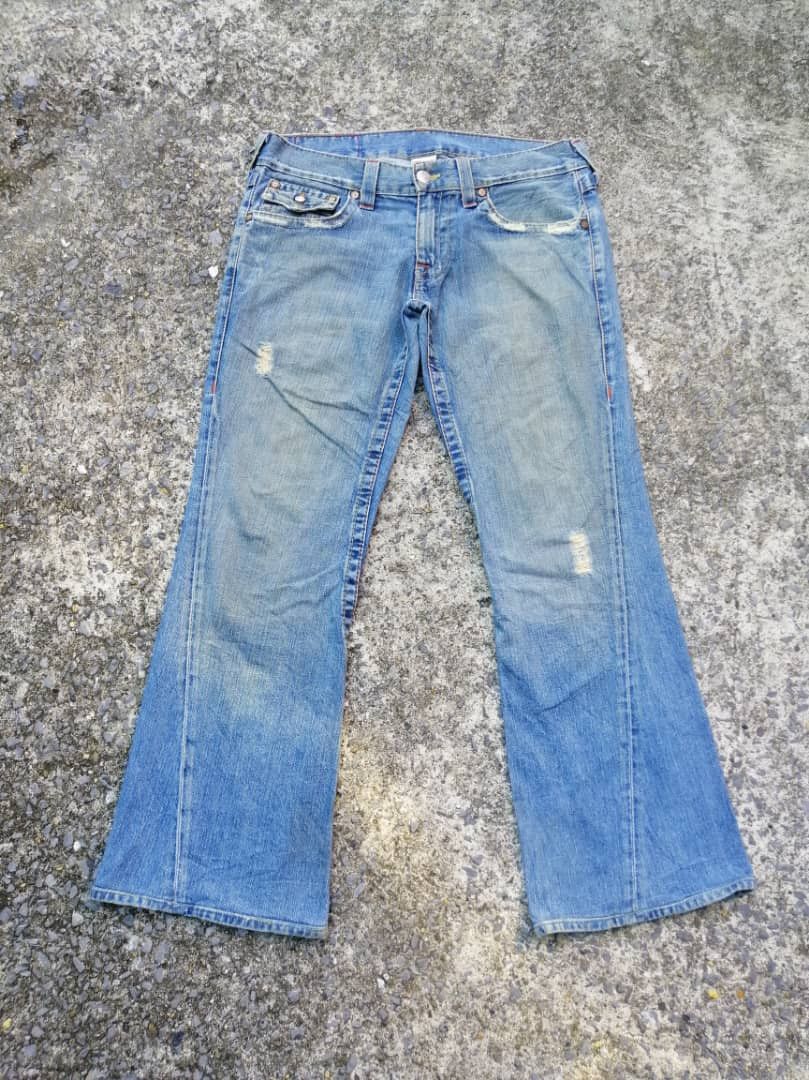 True Religion True Religion Joey Distressed Denim Jeans Size US 36 / EU 52 - 1 Thumbnail