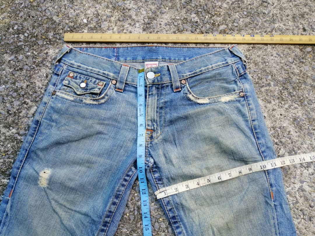 True Religion True Religion Joey Distressed Denim Jeans Size US 36 / EU 52 - 6 Thumbnail