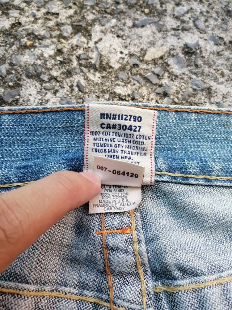 True Religion True Religion Joey Distressed Denim Jeans Size US 36 / EU 52 - 8 Thumbnail