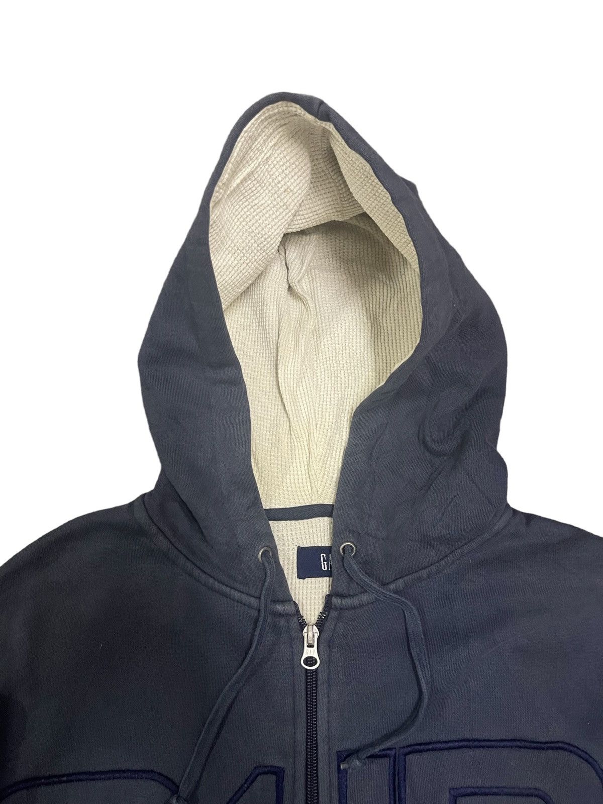 Gap Vintage Gap Thermal Lined Big Logo Hoodie Size US M / EU 48-50 / 2 - 4 Thumbnail