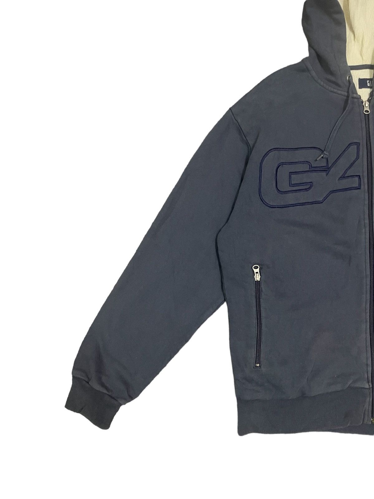 Gap Vintage Gap Thermal Lined Big Logo Hoodie Size US M / EU 48-50 / 2 - 5 Thumbnail
