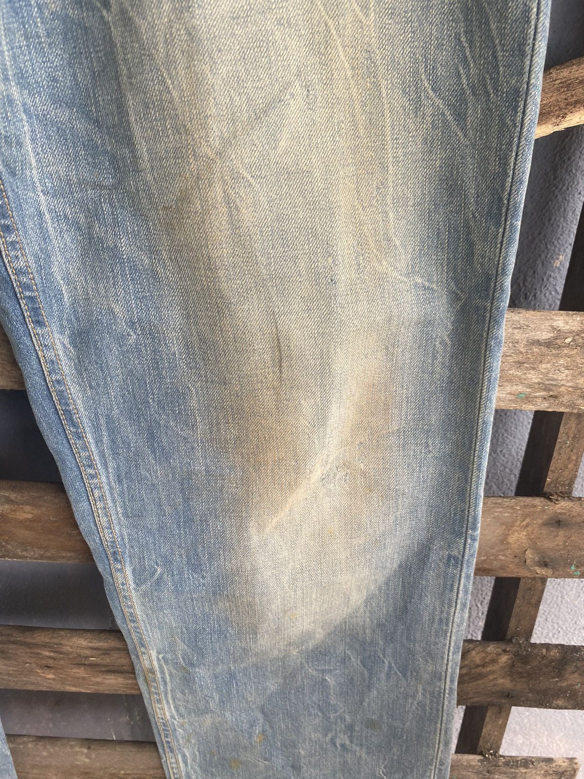 Dolce & Gabbana Vintage Dolce & Gabbana Denim Faded Factory Jeans Size US 37 - 5 Thumbnail