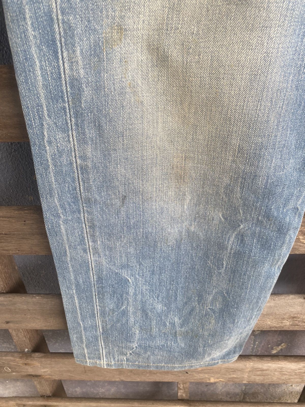 Dolce & Gabbana Vintage Dolce & Gabbana Denim Faded Factory Jeans Size US 37 - 8 Thumbnail