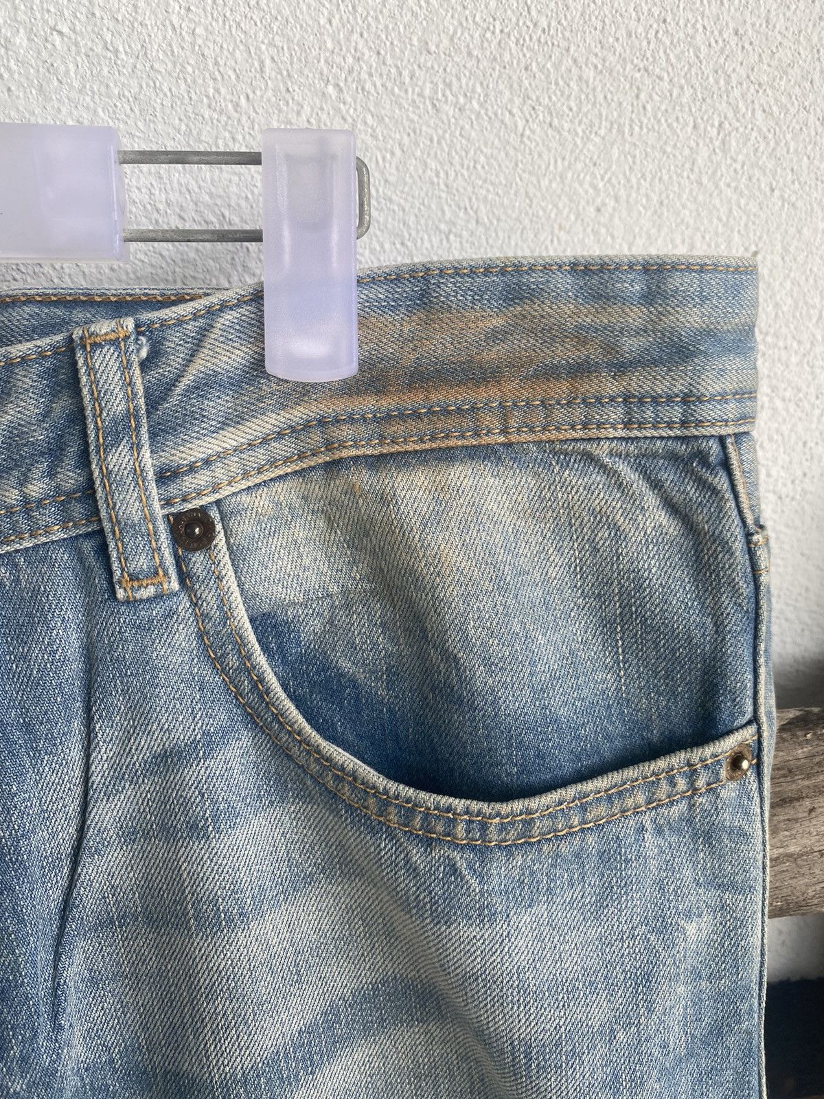 Dolce & Gabbana Vintage Dolce & Gabbana Denim Faded Factory Jeans Size US 37 - 4 Thumbnail