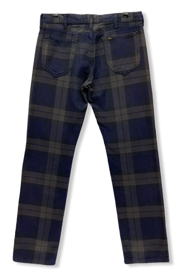 Seditionaries 🔥LEE X JUNMEN Mudmax Punk Tartan Rusty Purple Pants Size US 31 - 3 Thumbnail