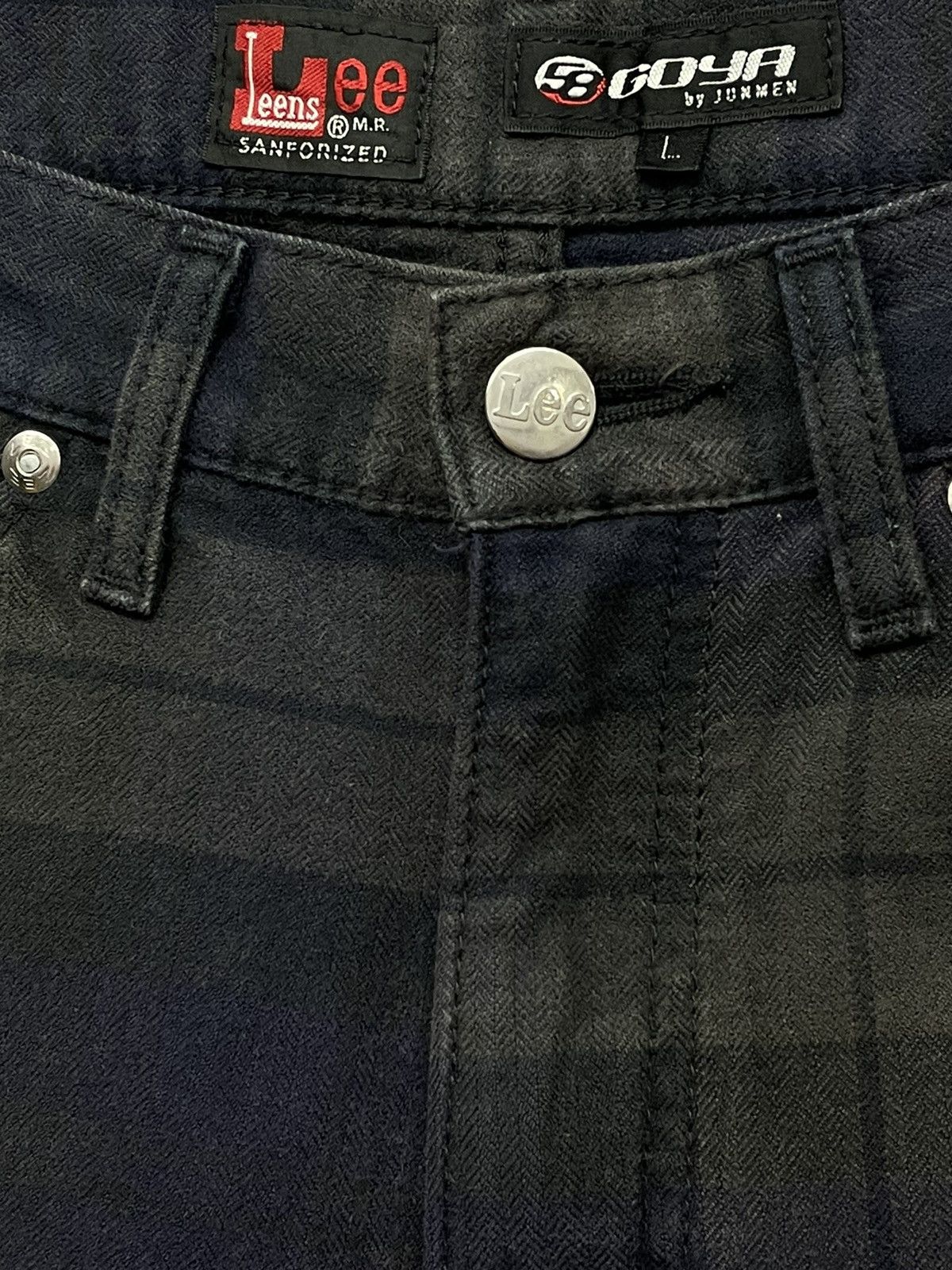 Seditionaries 🔥LEE X JUNMEN Mudmax Punk Tartan Rusty Purple Pants Size US 31 - 4 Thumbnail