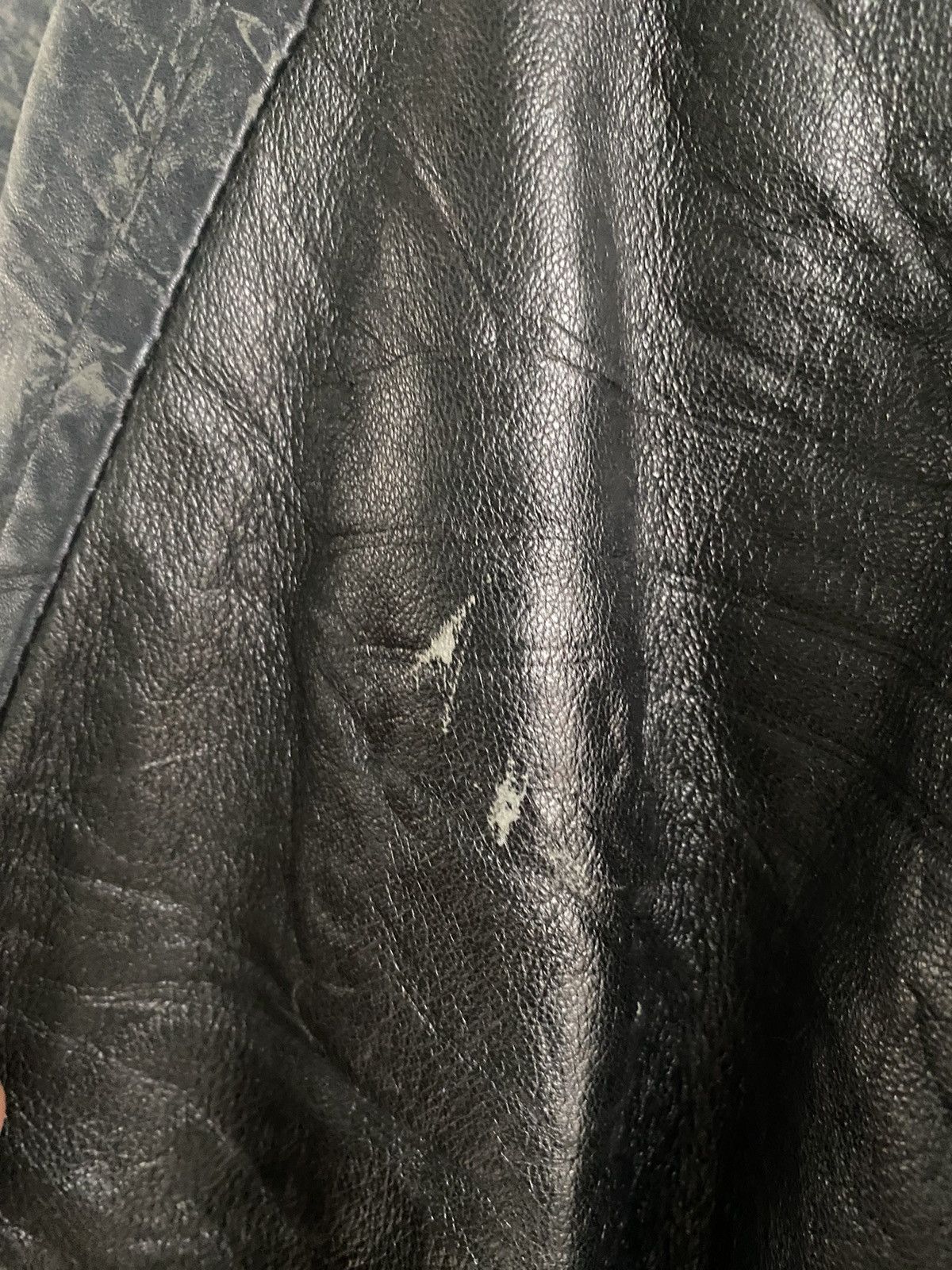 Iceberg Vintage 90s Iceberg X Batman Leather Jacket Size US XL / EU 56 / 4 - 12 Thumbnail