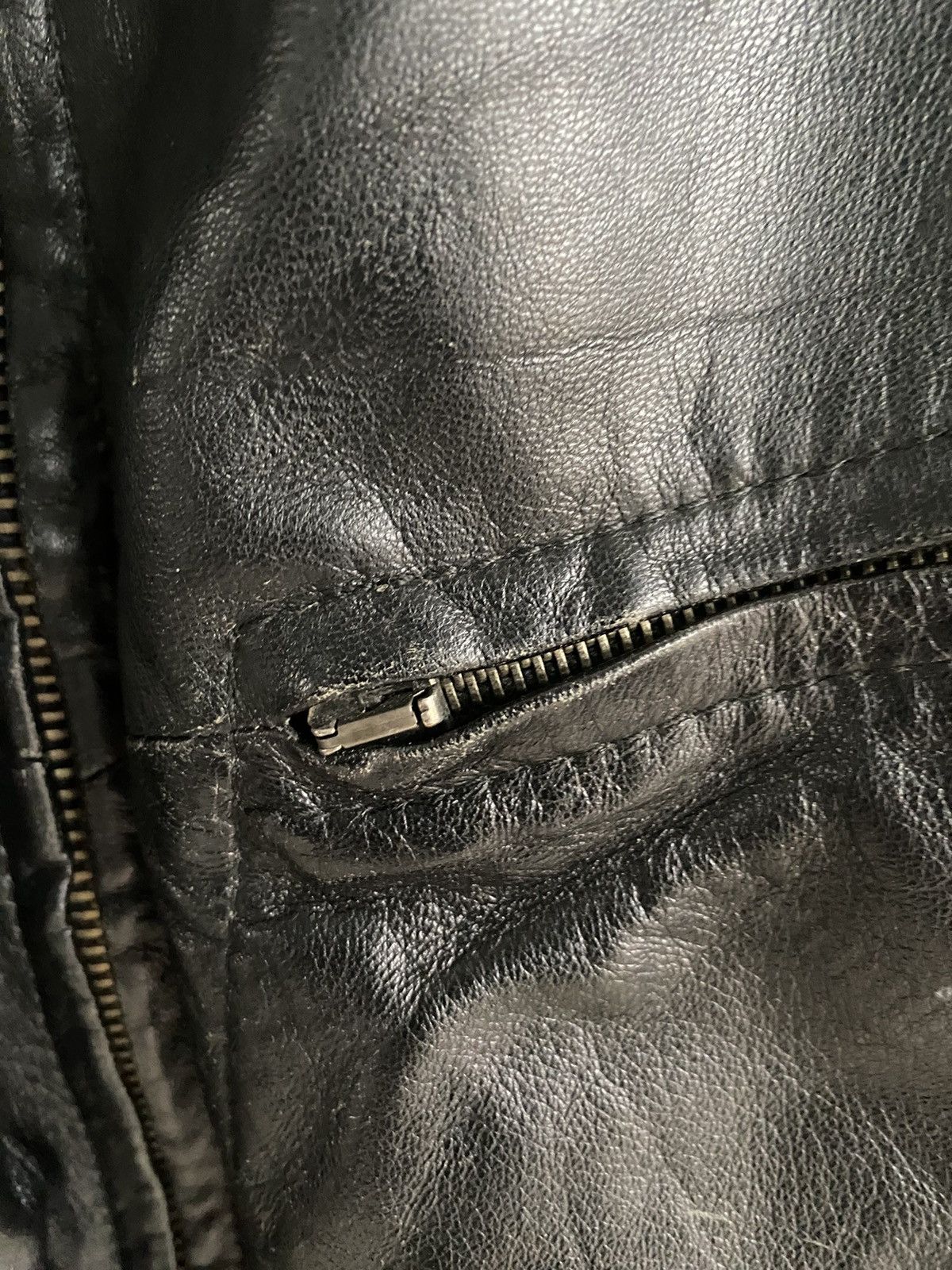 Iceberg Vintage 90s Iceberg X Batman Leather Jacket Size US XL / EU 56 / 4 - 8 Thumbnail