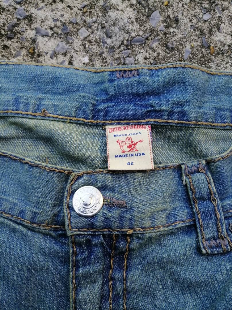True Religion True Religion Ricky Big Size Denim Jeans Size US 44 / EU 60 - 3 Thumbnail