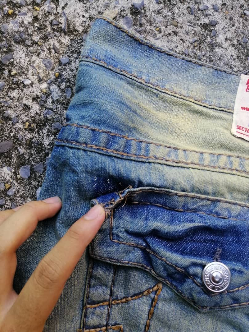 True Religion True Religion Ricky Big Size Denim Jeans Size US 44 / EU 60 - 6 Thumbnail