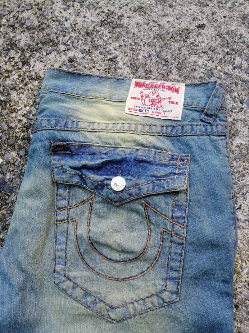 True Religion True Religion Ricky Big Size Denim Jeans Size US 44 / EU 60 - 7 Thumbnail