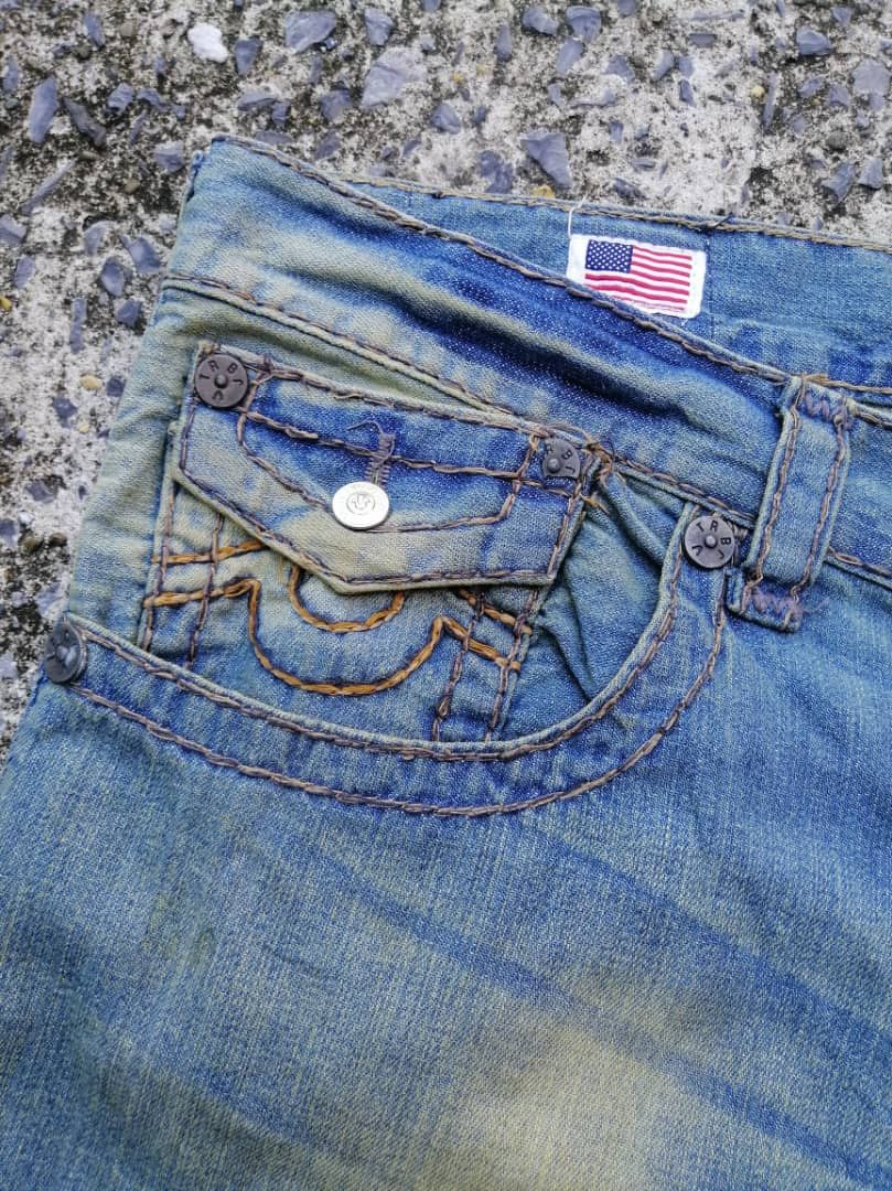 True Religion True Religion Ricky Big Size Denim Jeans Size US 44 / EU 60 - 8 Thumbnail