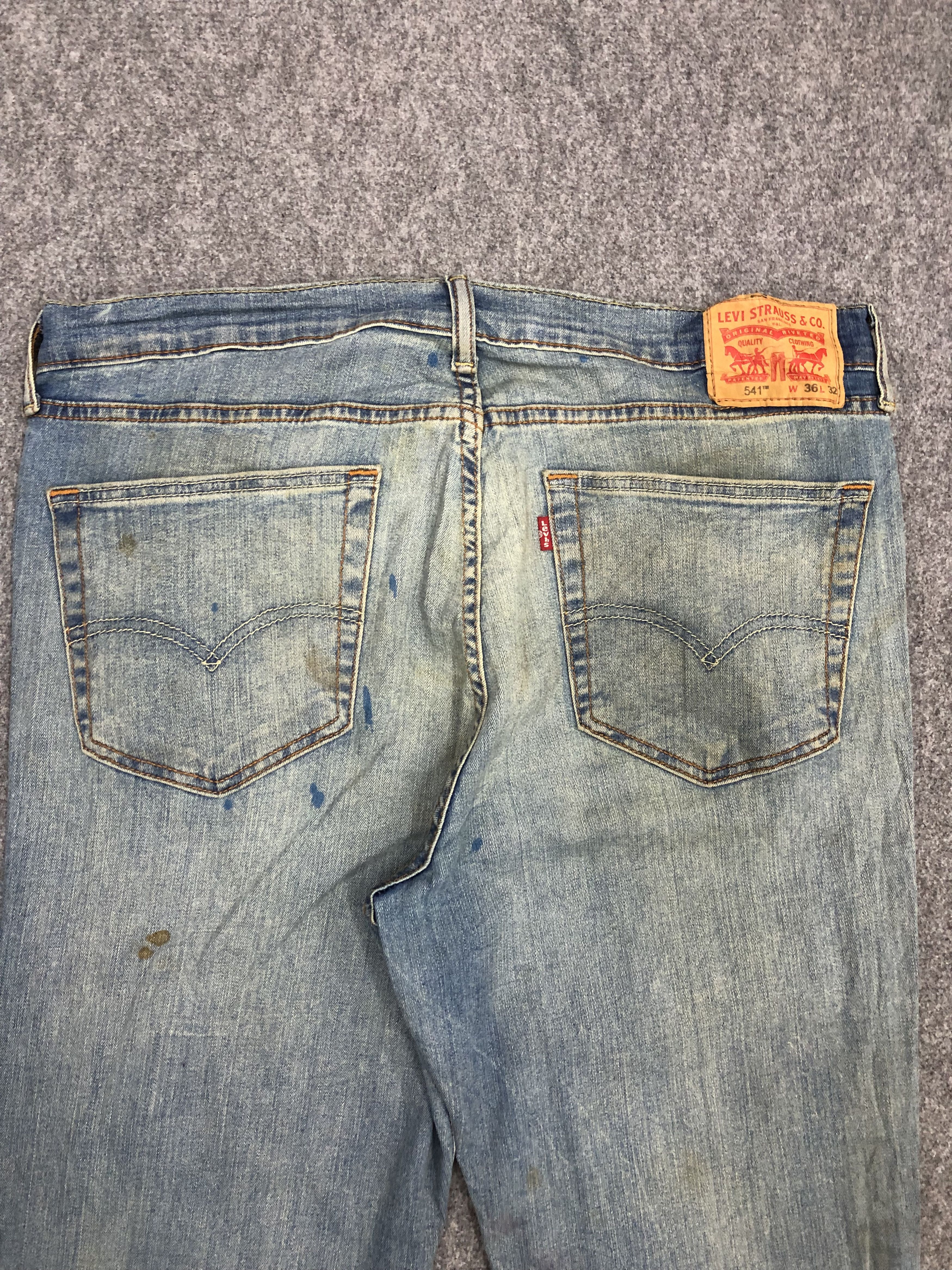 Levi's Vintage Levis 541 Faded Blue Jeans DP1081 Size US 38 / EU 54 - 4 Thumbnail
