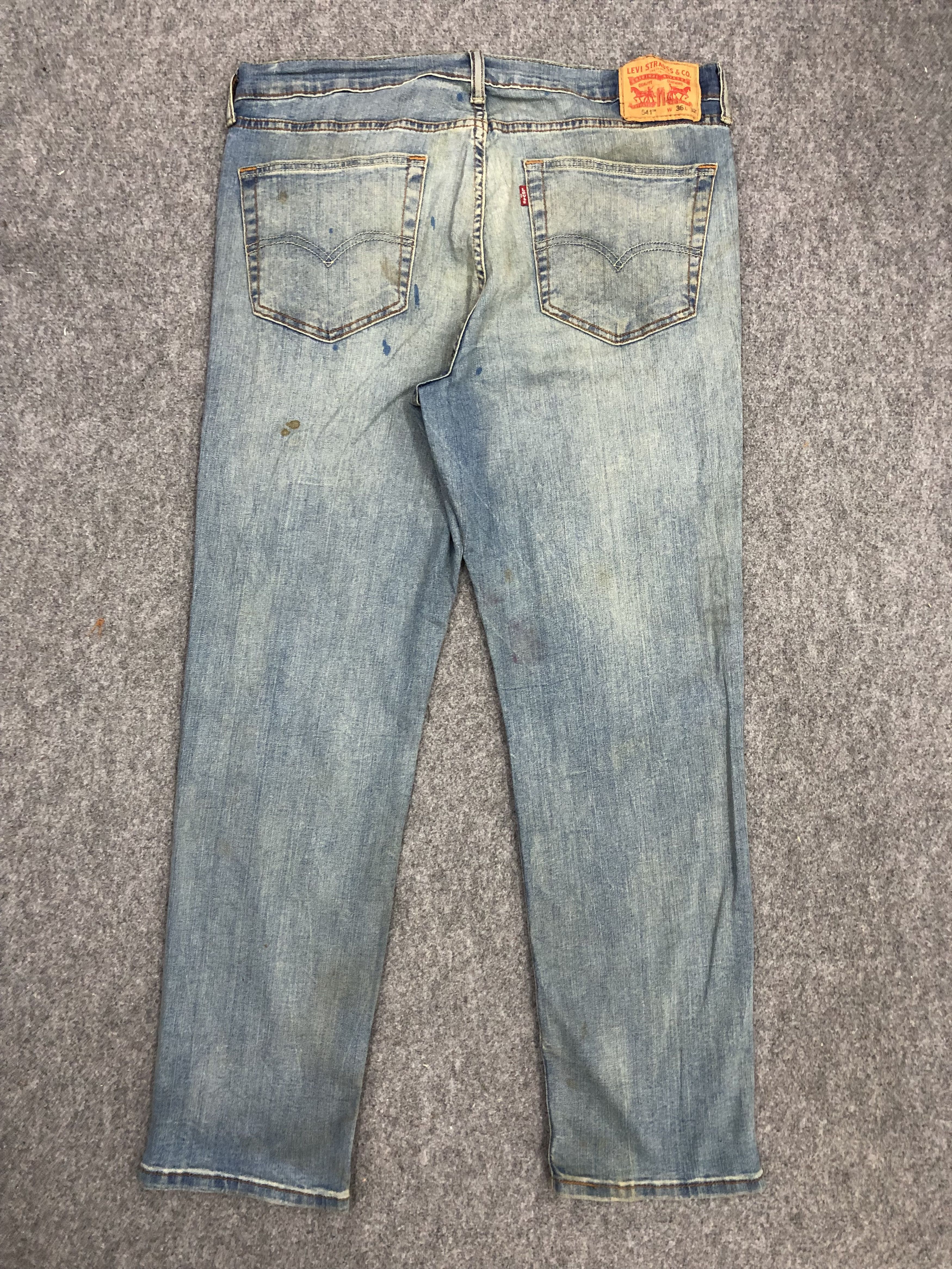 Levi's Vintage Levis 541 Faded Blue Jeans DP1081 Size US 38 / EU 54 - 3 Thumbnail