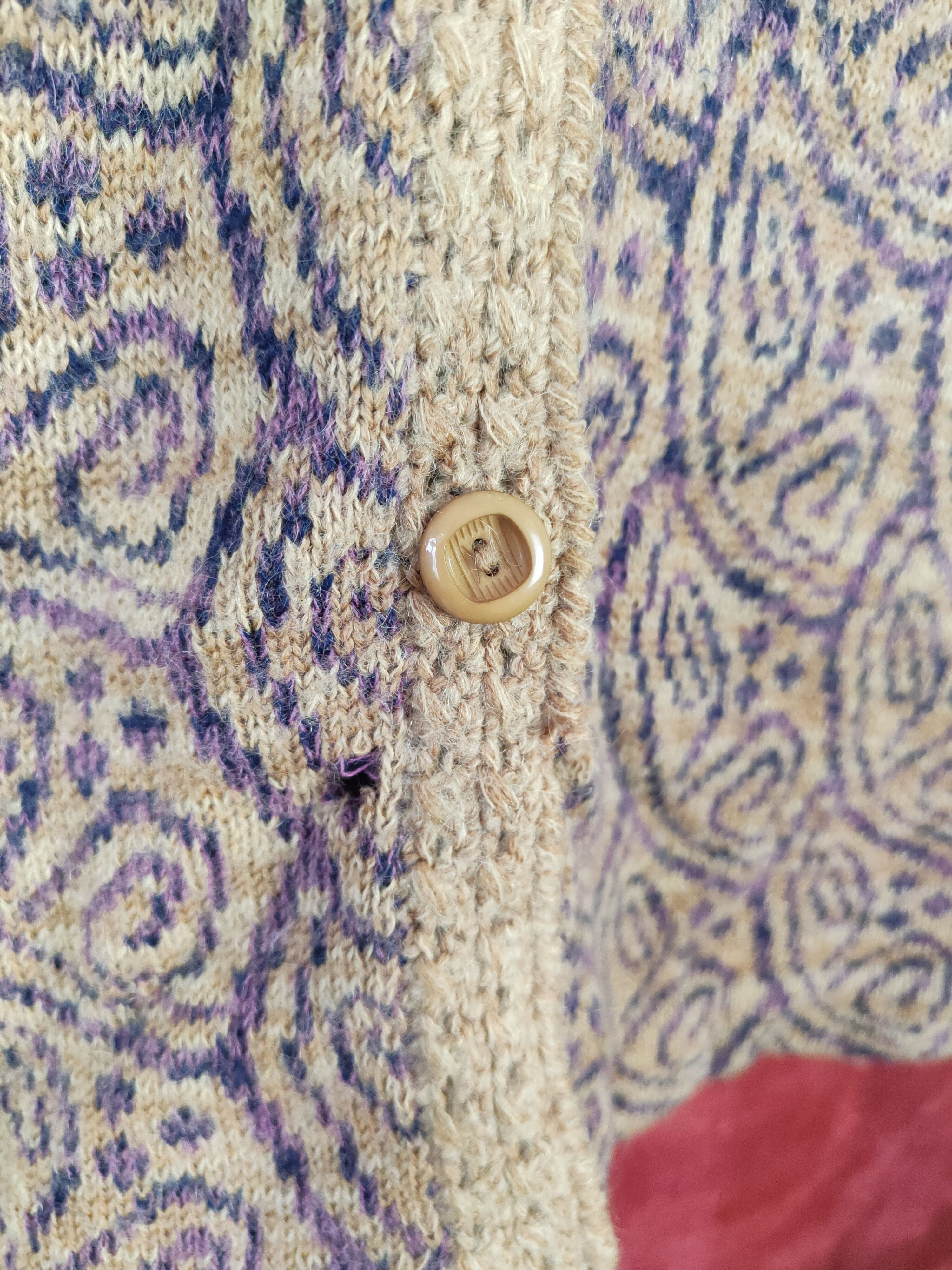 Homespun Knitwear × Japanese Brand Japanese Brand art mohair cardigan Brown Knitwear #5277 Size M / US 6-8 / IT 42-44 - 4 Thumbnail