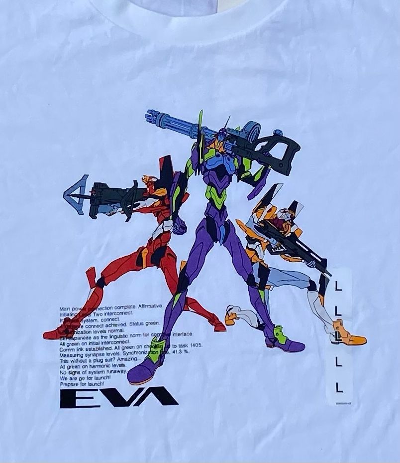 Anime × Japanese Brand × Uniqlo Vintage Tee D 36 japan anime cospa series EVA Size US L / EU 52-54 / 3 - 2 Thumbnail