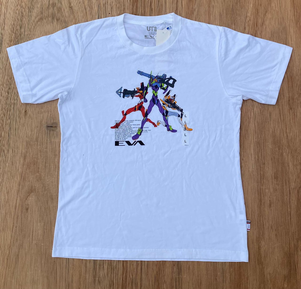 Anime × Japanese Brand × Uniqlo Vintage Tee D 36 japan anime cospa series EVA Size US L / EU 52-54 / 3 - 1 Thumbnail
