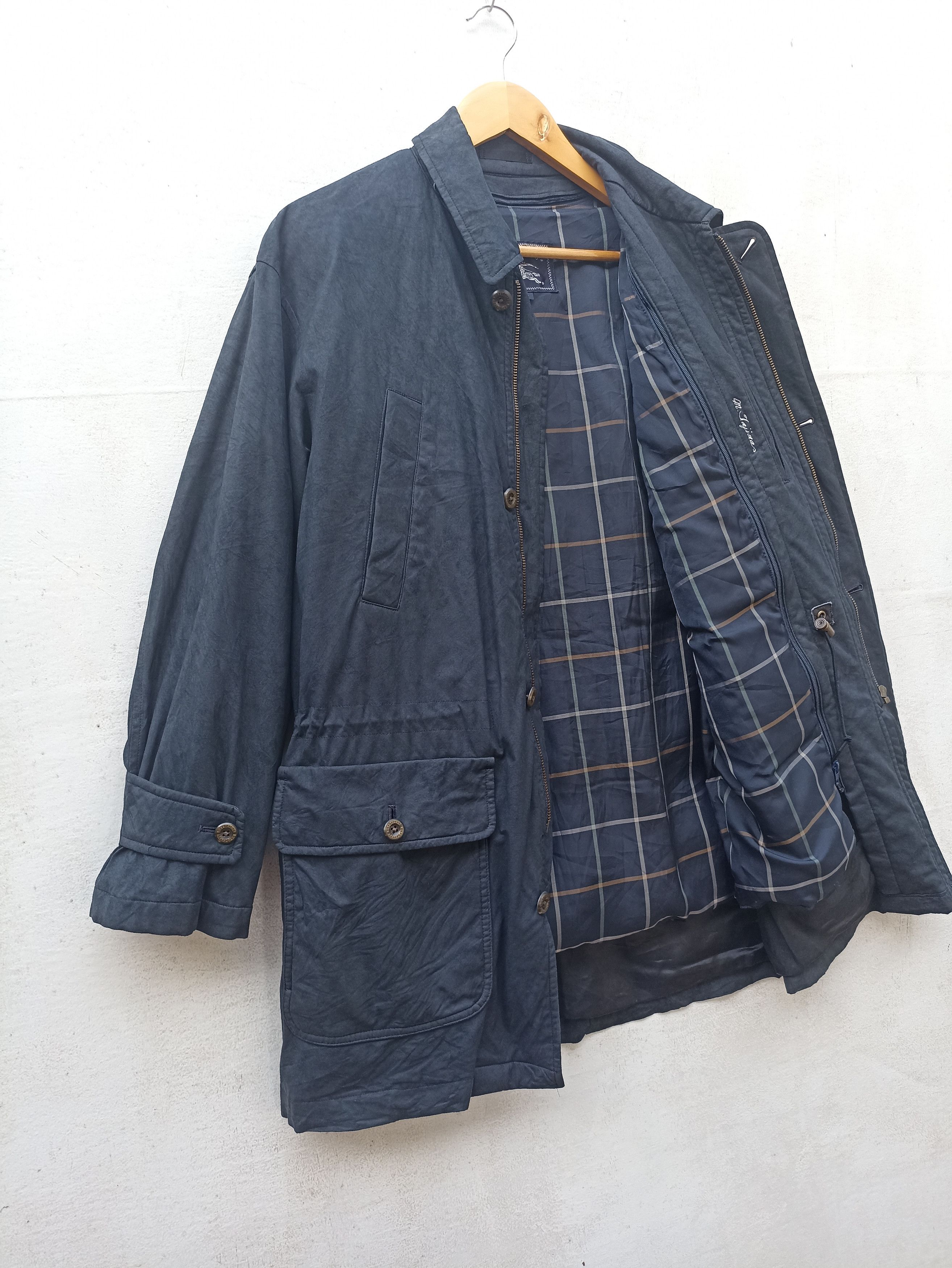 Burberry Vintage Burberrys Jacket velvet green Size US L / EU 52-54 / 3 - 3 Thumbnail