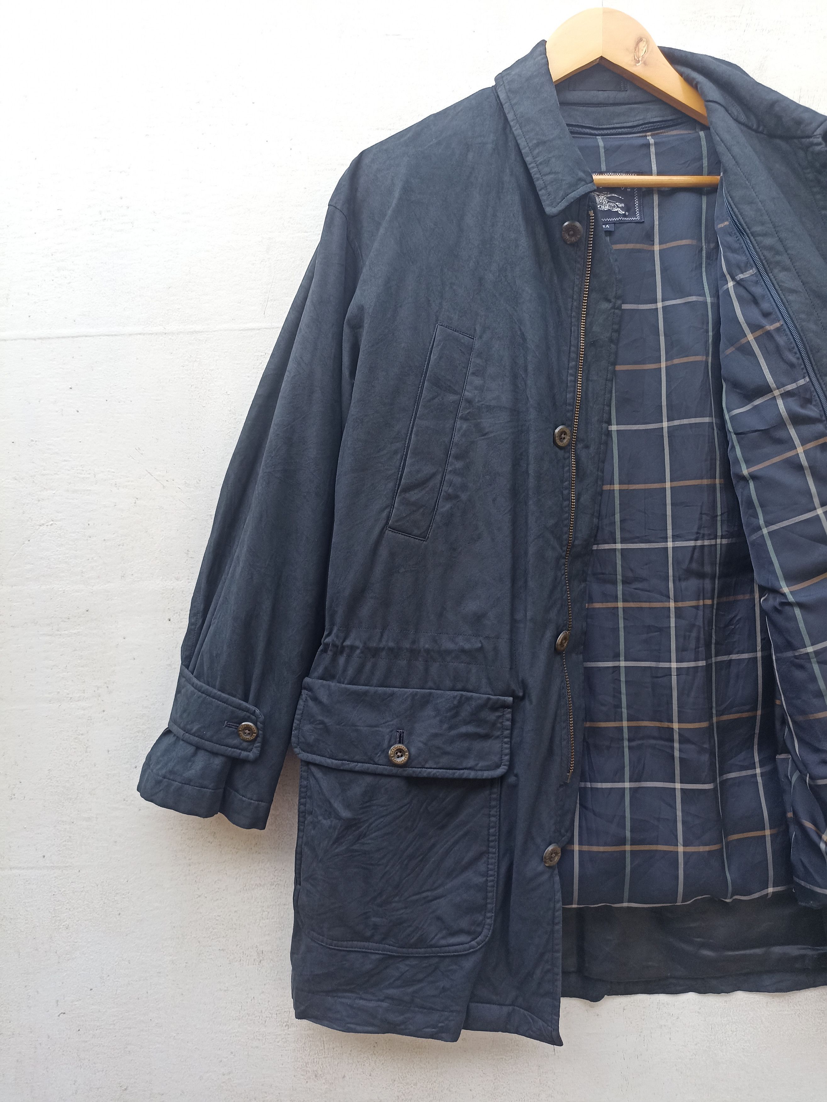 Burberry Vintage Burberrys Jacket velvet green Size US L / EU 52-54 / 3 - 4 Thumbnail