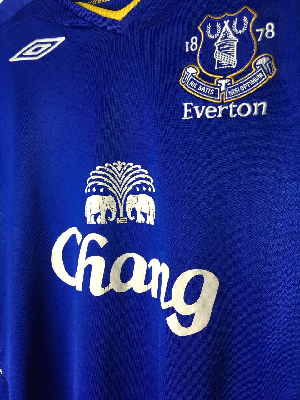 Umbro × Vintage EVERTON ENGLAND 2007/2008 HOME FOOTBALL SHIRT JERSEY UMBRO Size US M / EU 48-50 / 2 - 3 Thumbnail