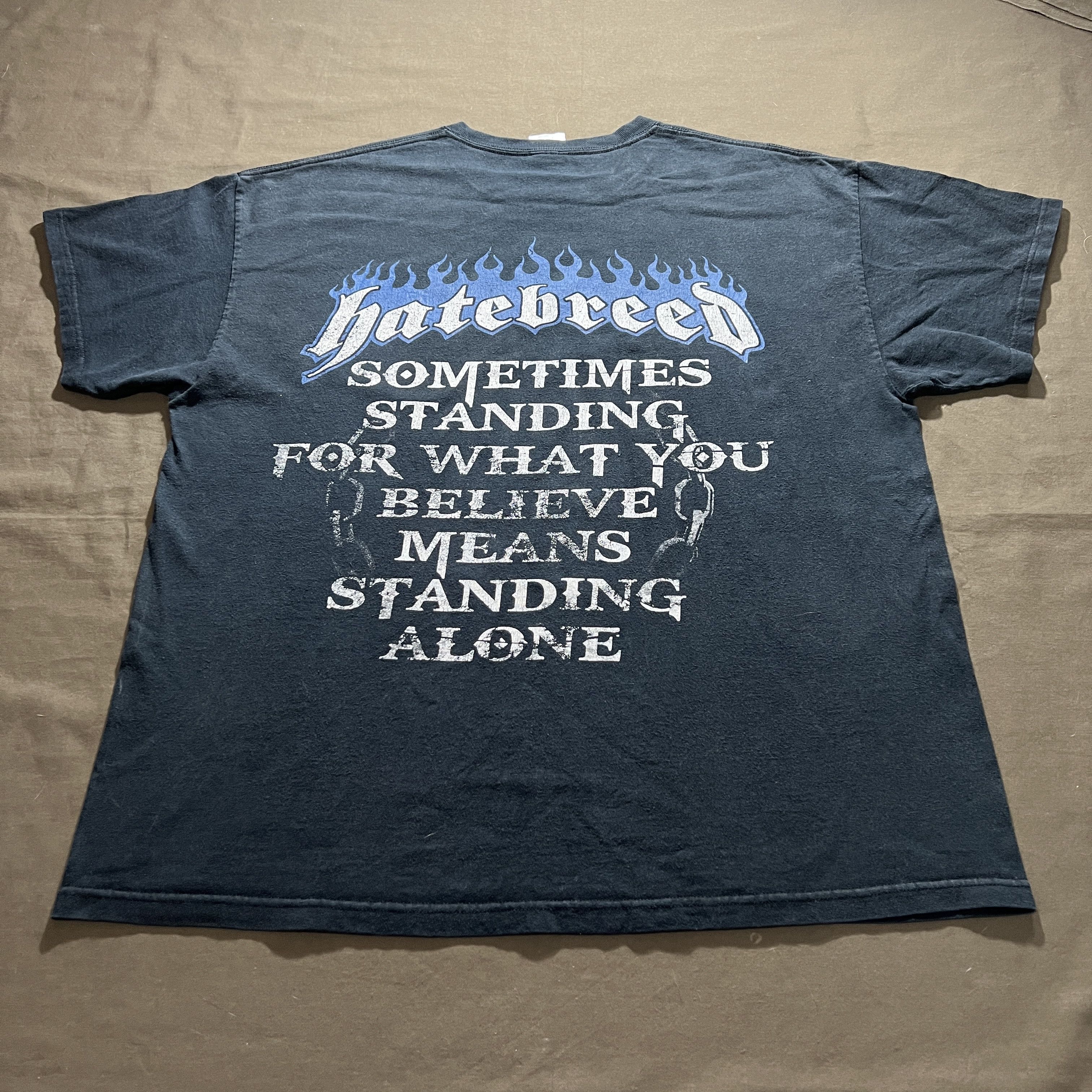 Band Tees × Gildan Hatebreed Honor Never Die Promo Tee XL Faded Hardcore Size US XL / EU 56 / 4 - 4 Thumbnail