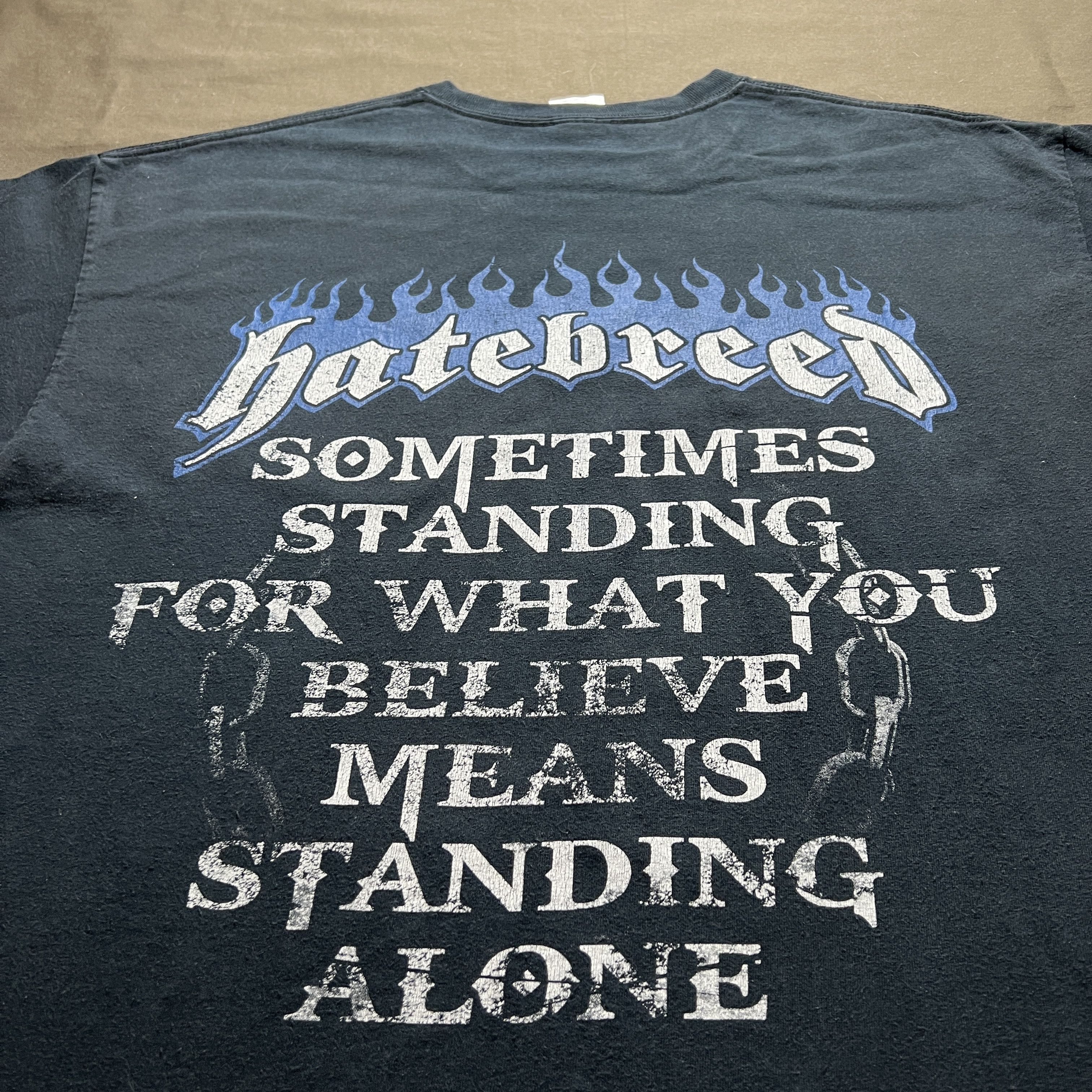Band Tees × Gildan Hatebreed Honor Never Die Promo Tee XL Faded Hardcore Size US XL / EU 56 / 4 - 5 Thumbnail