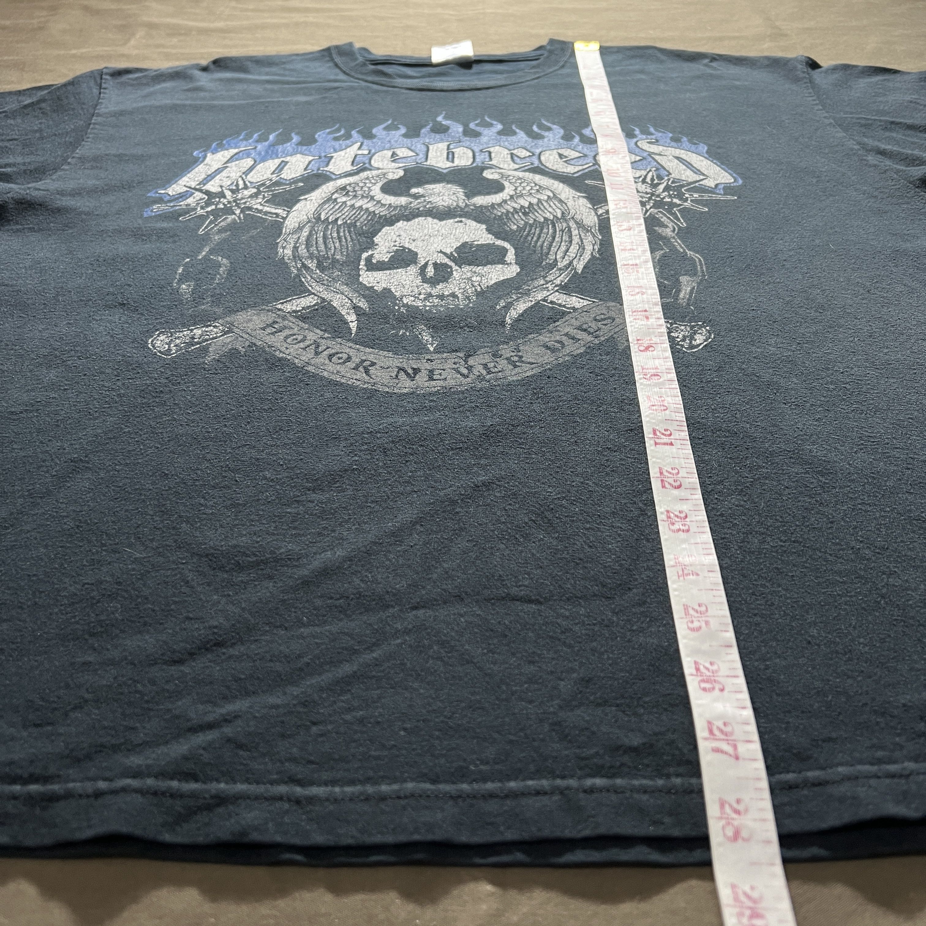 Band Tees × Gildan Hatebreed Honor Never Die Promo Tee XL Faded Hardcore Size US XL / EU 56 / 4 - 8 Thumbnail