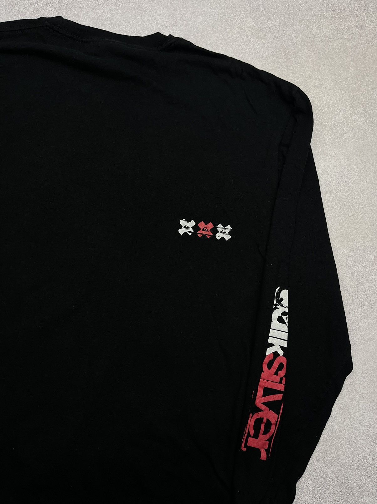 Quiksilver Vintage Quiksilver Black Longsleeve Center Logo Surf Style Size US XL / EU 56 / 4 - 6 Thumbnail