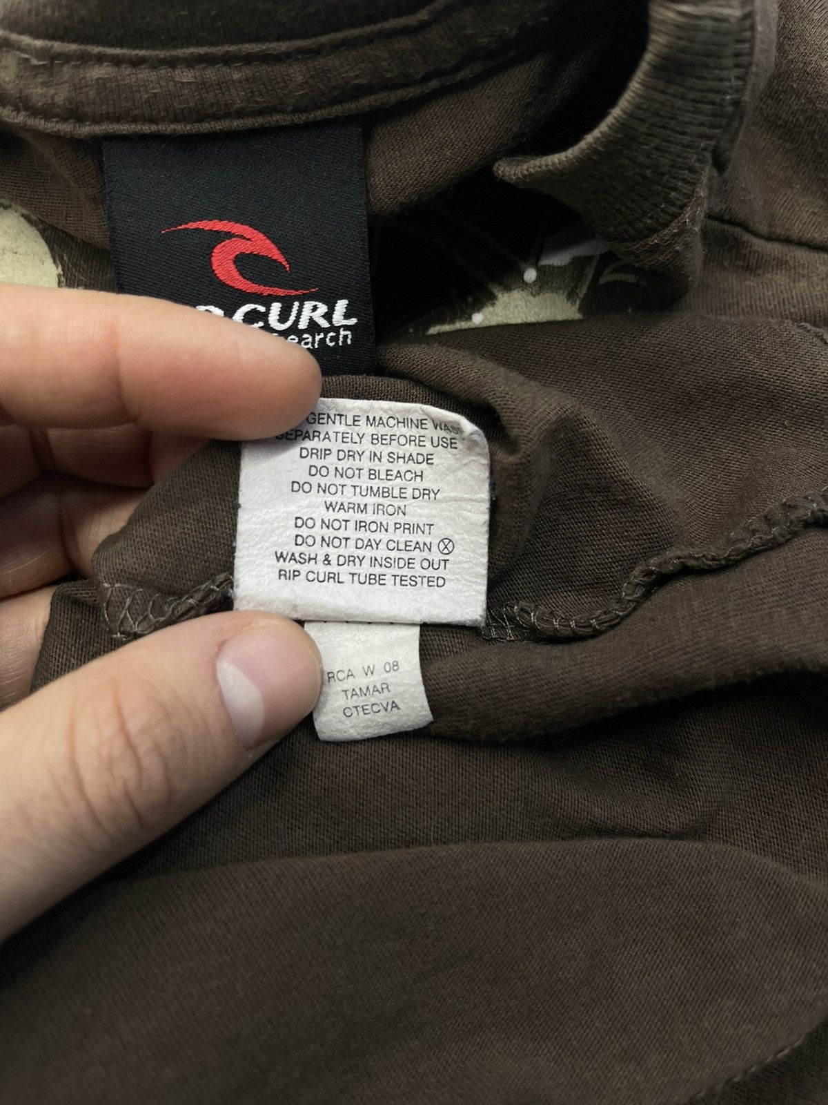 Rip Curl × Vintage Vintage Rip Curl Bali Surfing Brown Rare Surf Style Y2K Size US M / EU 48-50 / 2 - 7 Thumbnail